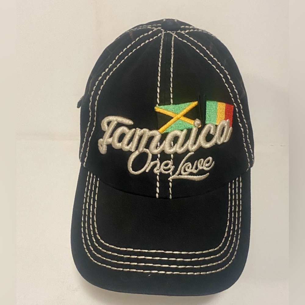 Jamaica Flag One Love Black Surf Classic Adjustable Hat O/S